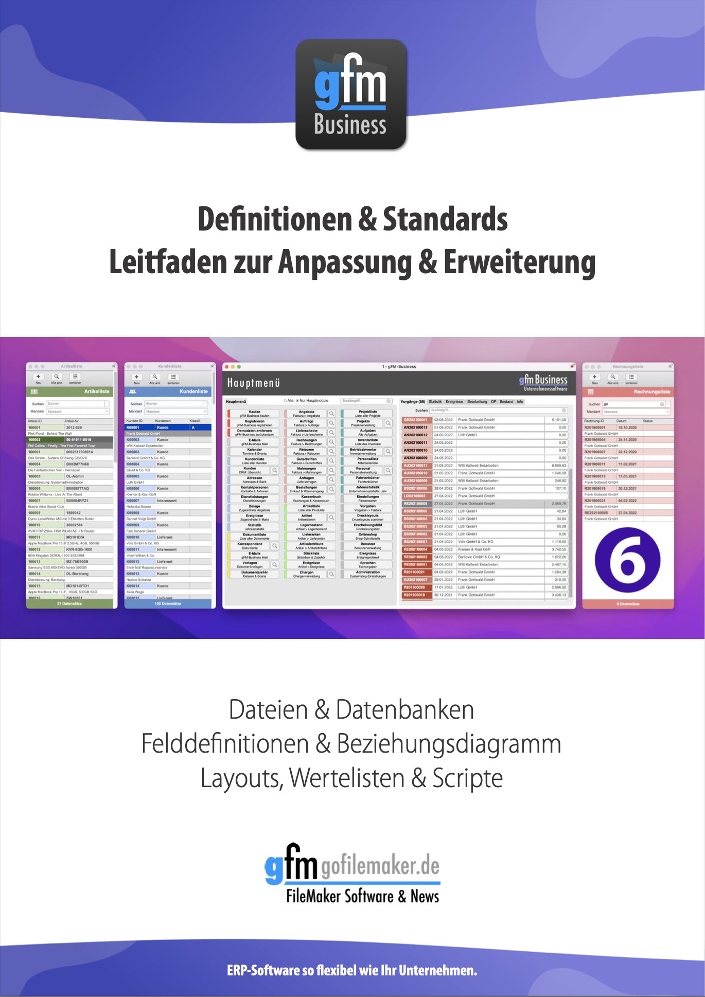 Dokumentation zu Definitionen und Standards